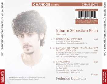 CD Johann Sebastian Bach: Partita IV/Italian Concerto/Chaconne 331530