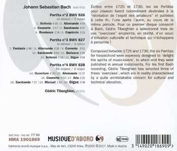 CD Johann Sebastian Bach: Partitas No. 2, 3, 4 287828
