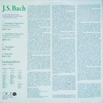 LP Johann Sebastian Bach: Preludes & Fugues In G, H Minor 119443