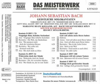 CD Johann Sebastian Bach: Sacred Cantatas For Alto  373015