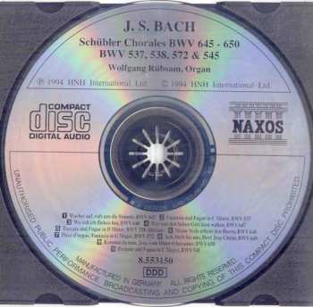 CD Johann Sebastian Bach: Schübler Chorales & BWV 537, 538, 572 and 545 237166