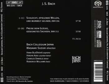 SACD Johann Sebastian Bach: Secular Cantatas, Vol. 8 (Celebratory Cantatas) 352078