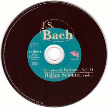 CD Johann Sebastian Bach: Sonatas & Partitas - Vol. II 328699