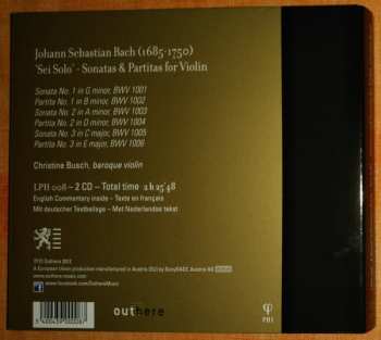 2CD Johann Sebastian Bach: Sei Solo - Sonatas & Partitas For Violin 330348