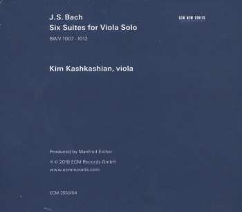 2CD Johann Sebastian Bach: Six Suites For Viola Solo (BWV 1007–1012) 275788