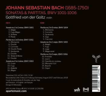 2CD Johann Sebastian Bach: Sonatas And Partitas 292215