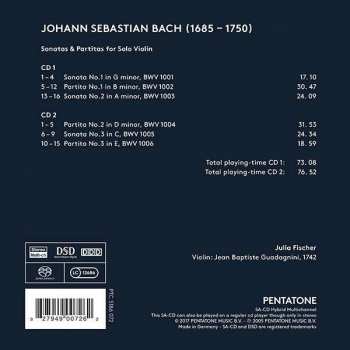 CD/SACD Johann Sebastian Bach: Sonatas & Partitas, BWV 1001-1006 420688
