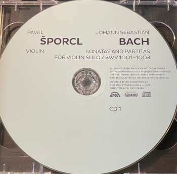 2CD Johann Sebastian Bach: Sonatas And Partitas For Solo Violin BWV 1001-1006 387149