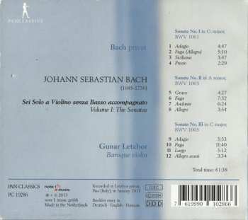 CD Johann Sebastian Bach: Sonatas BWV 1001, 1003, 1005 318785