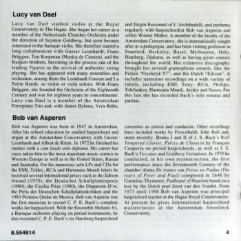 CD Johann Sebastian Bach: Sonatas For Violin And Harpsichord, Volume 1 230050
