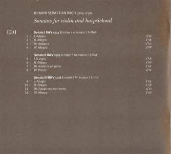 2CD Johann Sebastian Bach: Sonatas For Violin & Harpsichord 33493