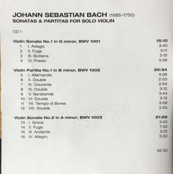 2CD Johann Sebastian Bach: Sonatas & Partitas 121314