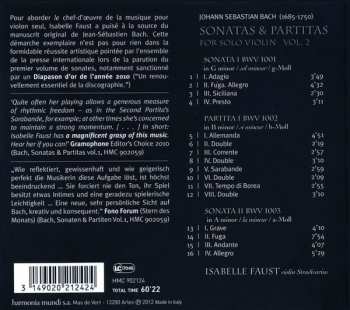 CD Johann Sebastian Bach: Sonatas & Partitas BWV 1001-1003 109657