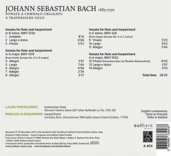 CD Johann Sebastian Bach: Sonate E Cembalo Obligato E Traversiere Solo 284935