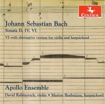 Album Johann Sebastian Bach: Sonaten Für Violine & Cembalo Bwv 1015,1017,1019