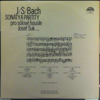3LP Johann Sebastian Bach: Sonáty A Partity Pro Sólové Housle 377281