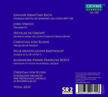 CD Johann Sebastian Bach: Splendid Silbermann 316351