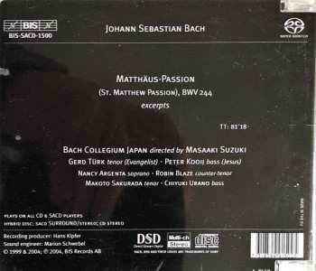 SACD Johann Sebastian Bach: St. Matthew Passion, Excerpts 298184