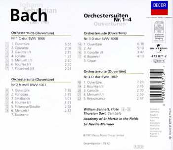 CD Johann Sebastian Bach: Orchestersuiten Nr. 1-4 301602