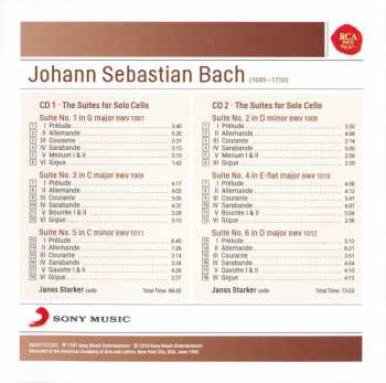 2CD Johann Sebastian Bach: The Suites For Solo Cello 298068