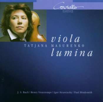 Album Johann Sebastian Bach: Tatjana Masurenko - Viola Lumina