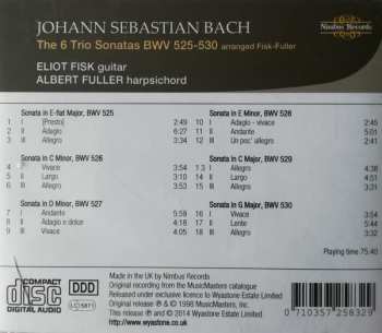 CD Johann Sebastian Bach: The Trio Sonatas BWV 525-530 314701