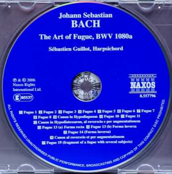 CD Johann Sebastian Bach: The Art Of Fugue 315985