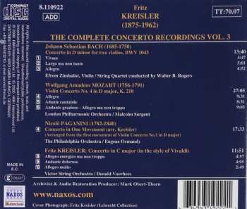 CD Johann Sebastian Bach: The Complete Concerto Recordings Vol. 3 288692
