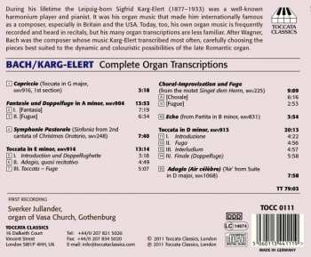 CD Johann Sebastian Bach: The Complete Karg-Elert Organ Transcriptions 327809