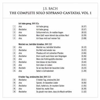 CD Johann Sebastian Bach: The Complete Solo Soprano Cantatas, Vol. 1 346922