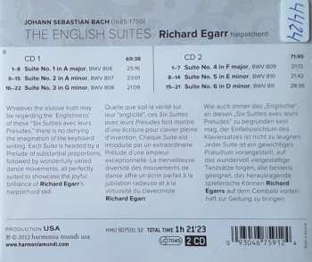 2CD Johann Sebastian Bach: The English Suites (BWV 806-811) 268928