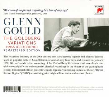 CD Johann Sebastian Bach: The Goldberg Variations - Remastered Edition