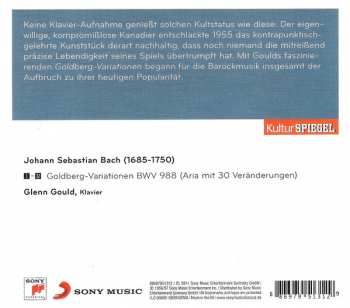 CD Johann Sebastian Bach: Goldberg-Variationen