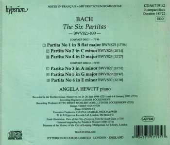 2CD Johann Sebastian Bach: The Six Partitas 330415