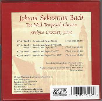 4CD/Box Set Johann Sebastian Bach: The Well-Tempered Clavier 120587