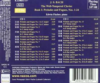 2CD Johann Sebastian Bach: The Well-Tempered Clavier, Book I 343615