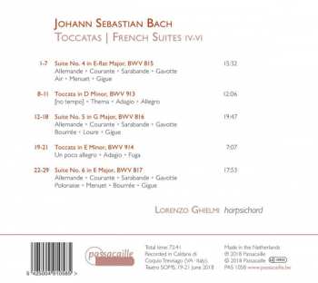 CD Johann Sebastian Bach: Toccatas | French Suites IV-VI 322887