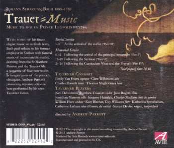 CD Johann Sebastian Bach: Trauer - Music To Mourn Prince Leopold 118045