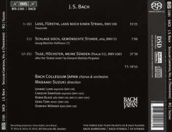 SACD Johann Sebastian Bach: ‘Trauerode’ (Lass, Fürstin, Lass Noch Einen Strahl BWV 198 / Tilge, Höchster, Meine Sünden BWV 1083) 490293