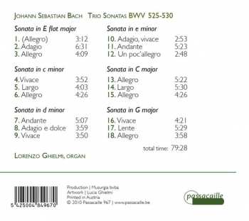 CD Johann Sebastian Bach: Trio Sonatas 298648
