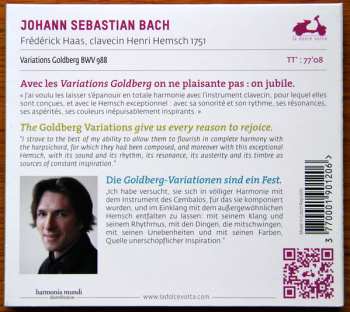 CD Johann Sebastian Bach: Variations Goldberg DIGI 532502