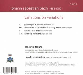 CD Johann Sebastian Bach: Variations On Variations 326637