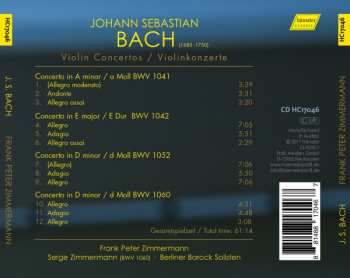 CD Johann Sebastian Bach: Violin Concertos 191561