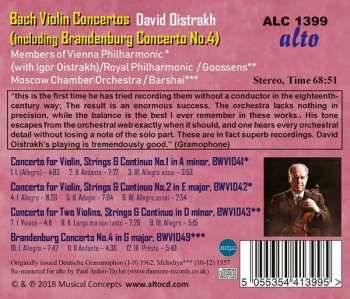 CD Johann Sebastian Bach: Violin Concertos 115343