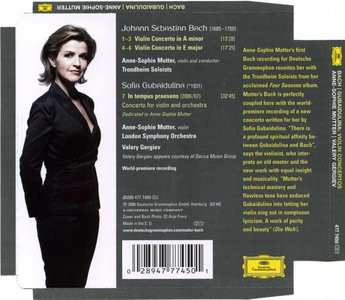 CD Johann Sebastian Bach: Violin Concertos | In Tempus Praesens 45432