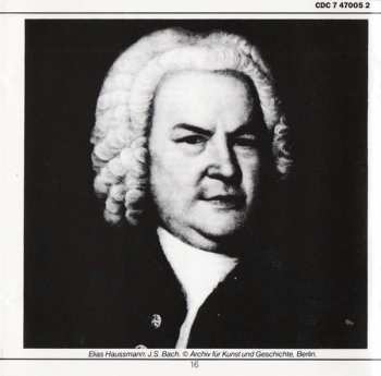 CD Johann Sebastian Bach: Concerto For Two Violins In D Minor / Violin Concertos In A Minor & E Major 433326