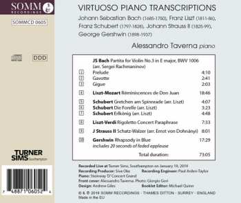 CD Johann Sebastian Bach: Virtuoso Piano Transcriptions 335274