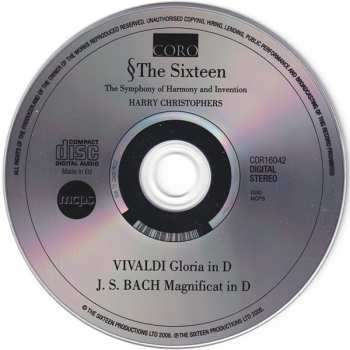 CD Johann Sebastian Bach: Vivaldi: Gloria - Bach: Magnificat 114010