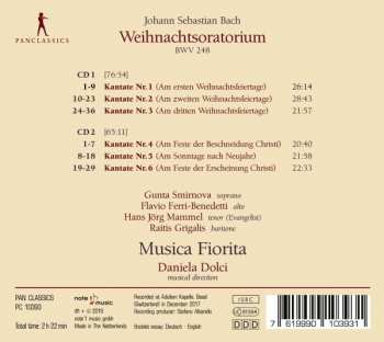 2CD Johann Sebastian Bach: Weihnachtsoratorium 288890