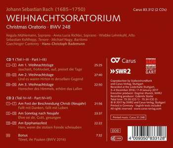 2CD Johann Sebastian Bach: Weihnachtsoratorium = Christmas Oratorio • BWV 248 316131
